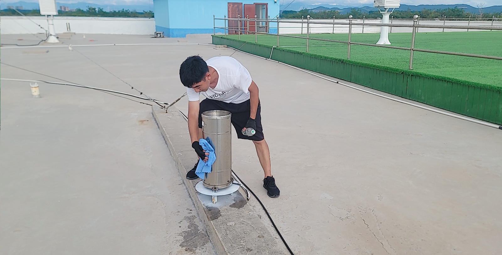 营口白沙湾站-雨量器