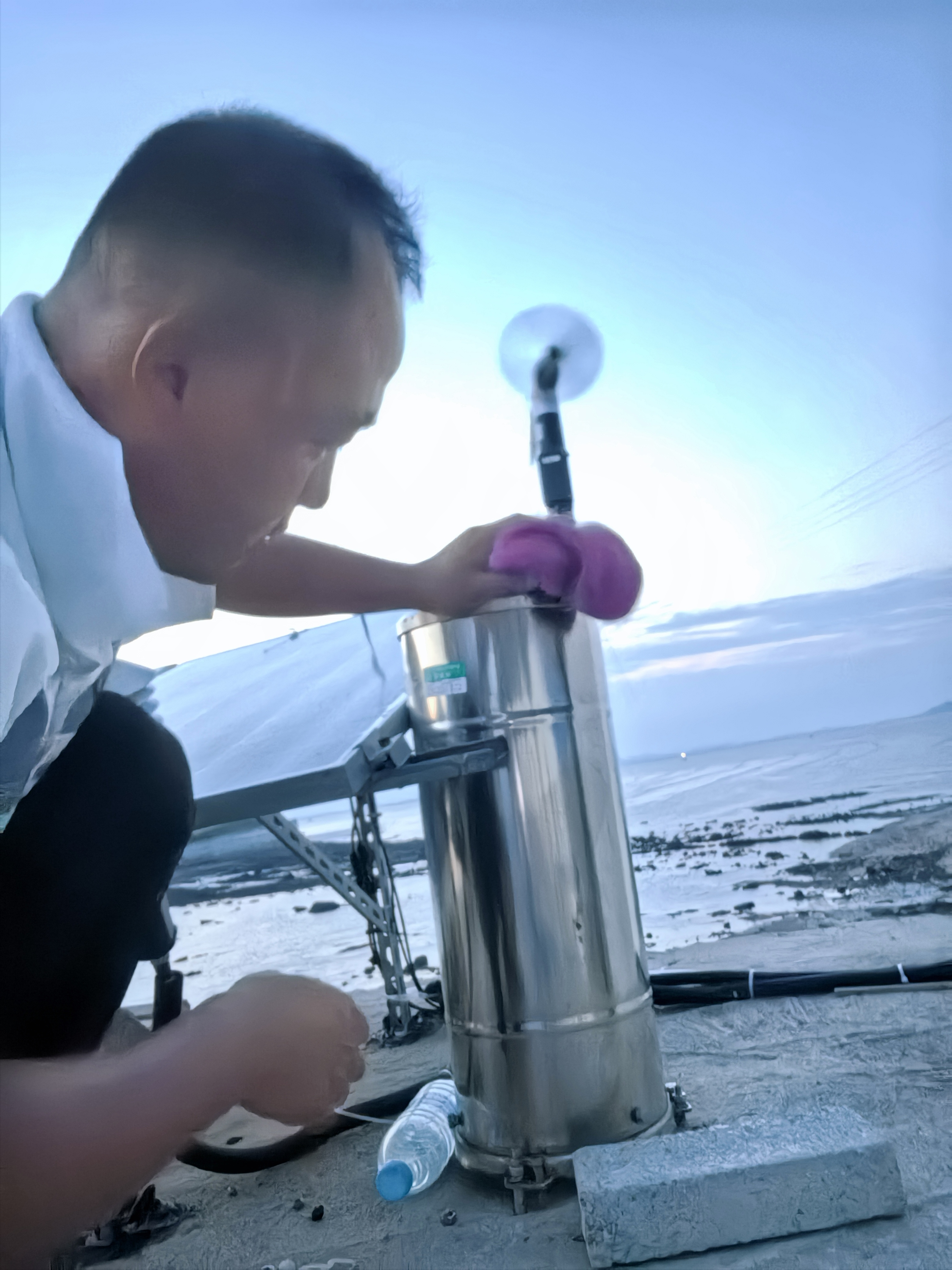 丹东大鹿岛站-雨量器