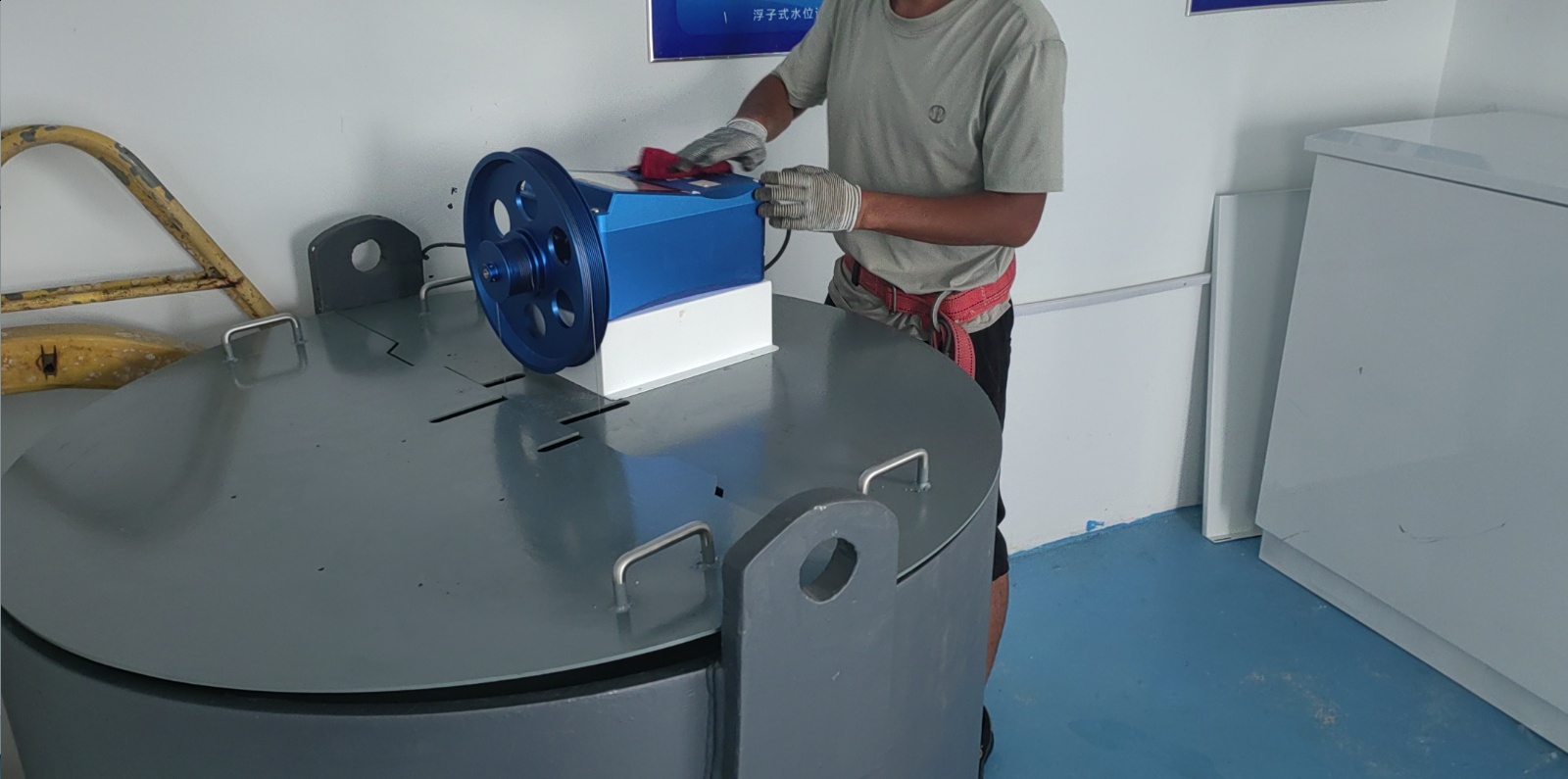 锦州中心渔港站-浮子式潮位仪