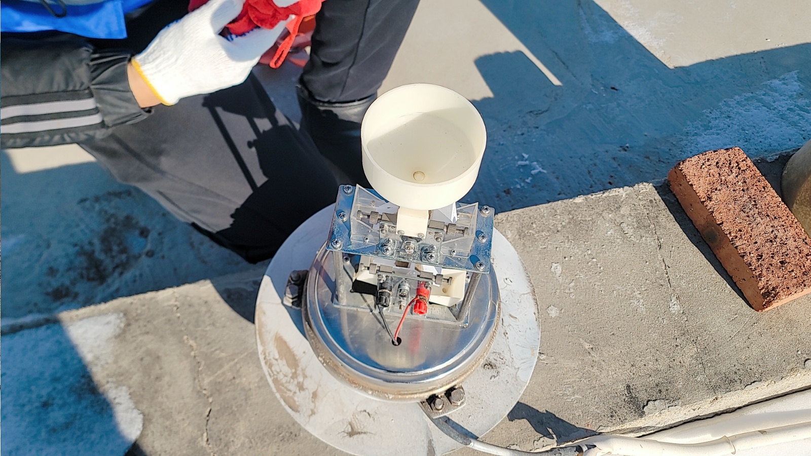 营口白沙湾站-雨量器