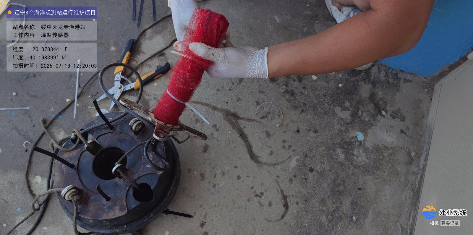 绥中天龙寺渔港站-温盐传感器